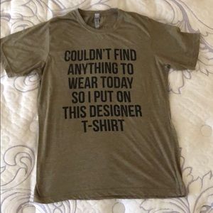 Designer TShirt size Medium